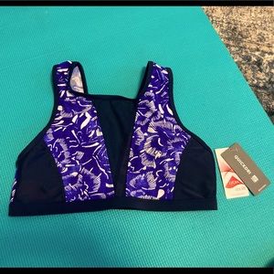 Athleta Batik Floral Swim top size medium - NWT